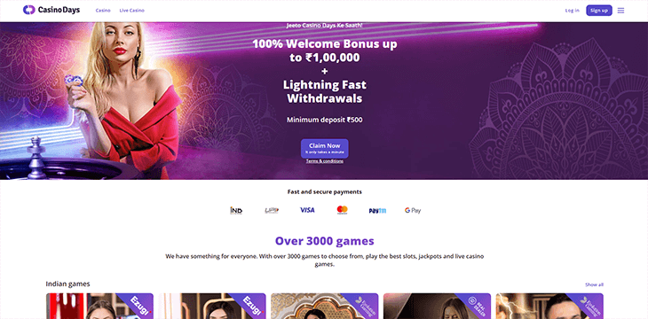 Homepage Casino Days