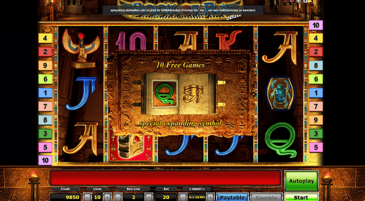Book of Ra Free Spins 1